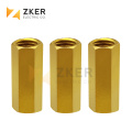 14.2mm Diameter Earth Rod Accessory Brass Coupler